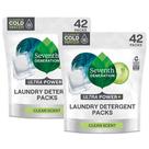 Pacotes de detergente para roupa de sétima geração Ultra Power+ 84 cargas