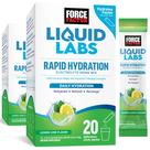 Pacotes de eletrólitos em pó Force Factor Liquid Labs, pacote com 2