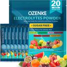 Pacotes de eletrólitos em pó OZENKE Hydration 20 Sticks