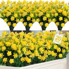 Pacotes de flores artificiais TURNMEON 20 para decoração de exteriores