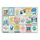 Pacotes de flores vintage Puzzle Galison Ever Upward de 1000 peças Pacotes de flores vintage Puzzle Galison Ever Upward de 1000 peças