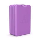Pacotes de gelo Bentgo Ice Lunch Chillers, pacote com 4 pacotes (roxos)