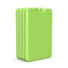 Pacotes de gelo Bentgo Ice Lunch Chillers, pacote com 4 pacotes (verdes)