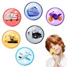 Pacotes de gelo Comfytemp Kids Vehicle Designs 6 peças de 8 cm