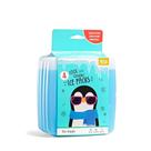 Pacotes de gelo Fit + Fresh Cool Coolers, pacote com 4 unidades, azul fino