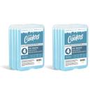 Pacotes de gelo Fit + Fresh Cool Coolers reutilizáveis XL, 8 unidades, azul transparente