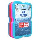 Pacotes de gelo GURIN Slim 18x12x2cm Quick Freeze, conjunto de 4 Pacotes de gelo GURIN Slim 18x12x2cm Quick Freeze, conjunto de 4