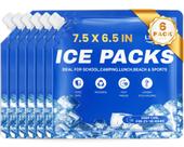 Pacotes de gelo LINSIRON Cooler 6 unidades 2025 atualiza o freezer 48h
