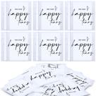 Pacotes de lenços Easty Happy Tears, 3 camadas de casamento, pacote com 30