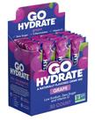 Pacotes de pó de hidratação GoHydrate Low Sodium Grape 30 pacotes