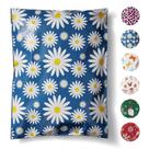 Pacotes de poliéster Fuxury, 10 x 13 cm, pacote com 100 unidades, Blue Daisy Waterproof