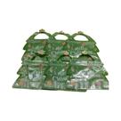 Pacotes De Presente De Natal Em Forma De Árvore Transparentes Com Zíper, Sacolas Reutilizáveis Para