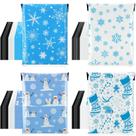 Pacotes de Presentes de Natal em Poliéster - 200 Unidades Grandes (25x33cm) - Azul Gelo Pacotes de Presentes de Natal em Poliéster - 200 Unidades Grandes (25x33cm) - Azul Gelo