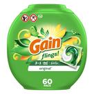 Pacotes de sabão em detergente para a roupa Ganhe aventuras! Compatível com 60 ct HE