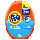 Pacotes de sabão em detergente para a roupa Tide PODS 112 ct Clean Breeze