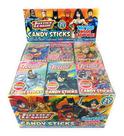 Pacotes incríveis de lanches Candy Sticks Justice League, 30 pacotes