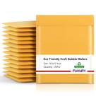 Pacotes Kraft Bubble Fuxury 22x30cm, pacote com 25, amarelos