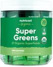 Pacotes Super Greens Nutricost Organic com 20 palitos sem glúten