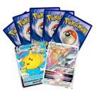 Pacotinha com 5 cartas + 1 pokemon lendario aleatório