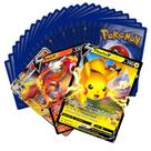 Pacotinho de 5 cartas Pokémon + 1 Pokémon V ou GX Sortido