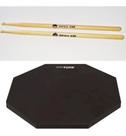 Pad Estudo Bateria Praticável Spanking Profire 150 Baquetas