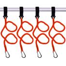 Paddle Leash, pacote com 4, alça ajustável YYST Orange de 91 cm