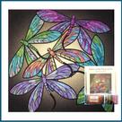 Padrão de apliques JoAnn Hoffman Dance of The Dragonflies