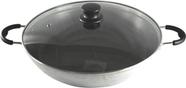 Paelleira Teflon Interno 2 Alças Com Tampa Vidro N32 3,4l Paelleira Teflon Interno 2 Alças Com Tampa Vidro N32 3,4l