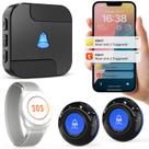 Pager Sem Fio para Cuidador CallToU Alerta de Emergência Wi-Fi Pager Sem Fio para Cuidador CallToU Alerta de Emergência Wi-Fi