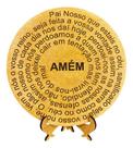 Pai Nosso Mandala Mdf 15cm 2.5mm Decoração E Oração