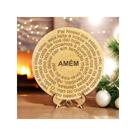 Pai Nosso Mandala MDF 15cm 2.5mm Decoração