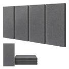 Painéis Acústicos UMIACOUSTICS (4 Peças) - 5x30x60cm - Fibra de Vidro Painéis Acústicos UMIACOUSTICS (4 Peças) - 5x30x60cm - Fibra de Vidro