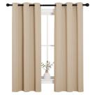 Painéis de cortina NICETOWN com isolamento térmico Biscotti Beige
