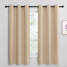 Painéis de cortina NICETOWN com isolamento térmico Biscotti Beige