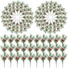 Painéis de palhetas e sprays de Natal, 96 unidades para decoração de Natal