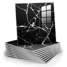 Painéis de Parede Chejiaye Mármore Preto 30x30 cm Impermeáveis 10 peças Painéis de Parede Chejiaye Mármore Preto 30x30 cm Impermeáveis 10 peças