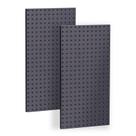 Painéis de parede de metal Pegboard Ultrawall, 2 unidades de armazenamento de garagem