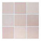 Painéis de parede de PVC rosa fosco Tile Commomy 3D 30x30 cm