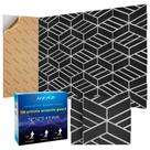Painéis de parede insonorizados BSHEAD, pacote com 12, 30x30x1,1 cm, 3D Acoustic