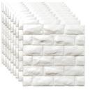 Painéis de parede YU LI 3DH 3D Peel and Stick Foam Brick White