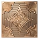Painéis de teto de PVC de bronze Tile Art3d 24x24", pacote com 12