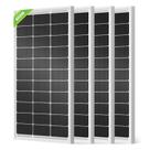 Painéis solares ECO-WORTHY 400W 4x 100W 18V monocristalinos