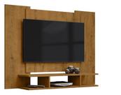 Painel 1,20 para TV até 48'' com nicho cor Freijó rustico
