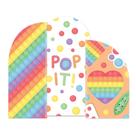 Painel 3 Laminas Festa Fidget Toys - 01 unidade - Cromus - Rizzo Painel 3 Laminas Festa Fidget Toys - 01 unidade - Cromus - Rizzo