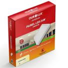 Painel Abs Led Sobrepor 24 Watts Bivolt 2700k Quadrado - 02910b - Ourolux Painel Abs Led Sobrepor 24 Watts Bivolt 2700k Quadrado - 02910b - Ourolux