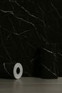 PAINEL ADESIVO DE PAREDE 3D UV MÁRMORE 3Mx60CM PRETO LUAZA