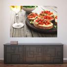 Painel Adesivo de Parede - Bruschettas - 888png