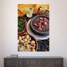 Painel Adesivo de Parede - Comida Brasileira - Feijoada - Restaurante - 1852png