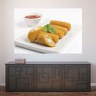 Painel Adesivo de Parede - Croquete - Cozinha - Lanchonete - 1753pnm