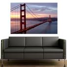 Painel Adesivo de Parede - Golden Gate Bridge - 170pnm Painel Adesivo de Parede - Golden Gate Bridge - 170pnm